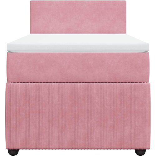 Box spring krevet s madracem ružičasti 90x200 cm bar&amp;scaron;unasti Slike
