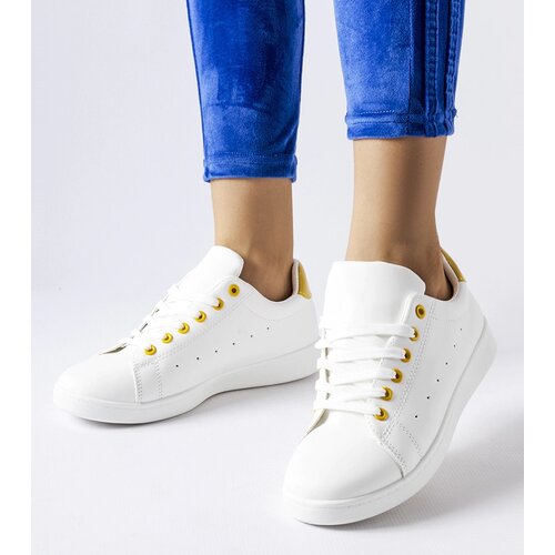 Gemre White sneakers with yellow accents Bushnell Cene