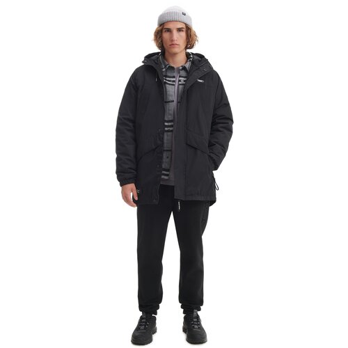 Cropp muška jakna s kapuljačom - Crna  4295W-99X Cijene