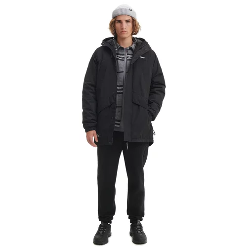 Cropp muška jakna s kapuljačom - Crna  4295W-99X
