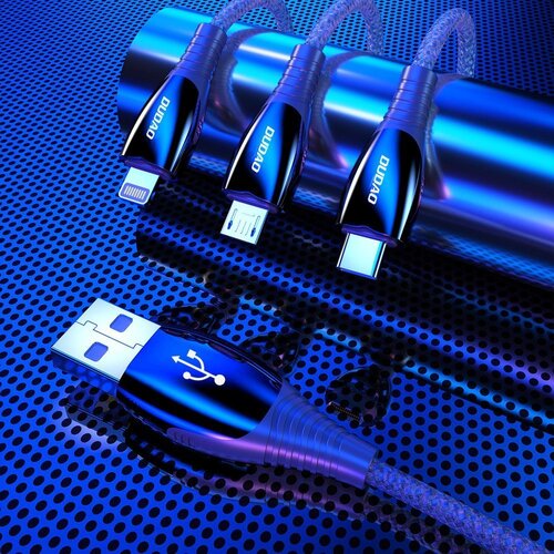  USB Micro pleteni kabel 3A za brzo punjenje -123 cm Slike