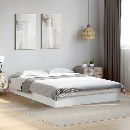 Furnova Posteljni okvir bel 140x200 cm inženirski les, (21939015) Slike