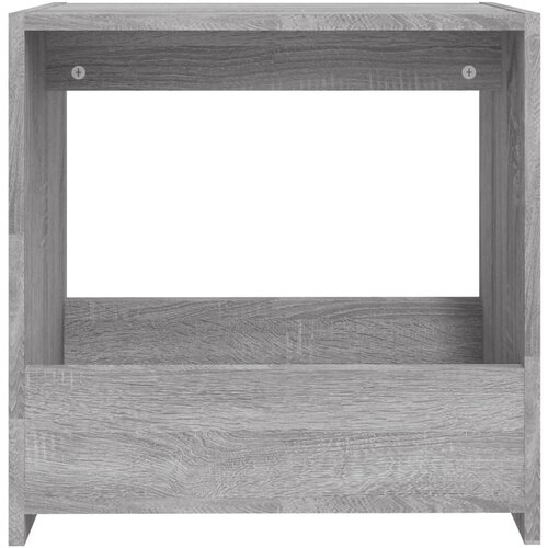  Bočni stolić boja sivog hrasta 50x26x50 cm konstruirano drvo Slike