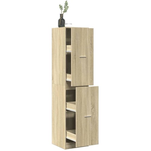 vidaXL Lekarniška omara sonoma hrast 40x41x174,5 cm inženirski les Cene