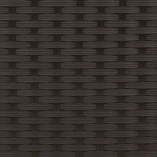  Vrtni otoman 2 Komad Crna i Krema 38 x 38 x 45 cm PE ratan Slike