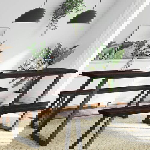 VidaXL Stolna ploča tamnosmeđa 180x50x(2-6) cm obrađena hrastovina Slike