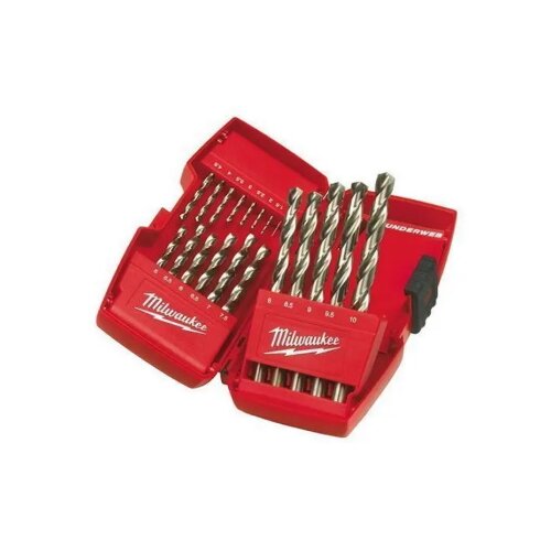 Milwaukee kovinski vrtalniki HSS-G Thunderwb Set 19 kosov 1-10 mm, (21107099) Slike