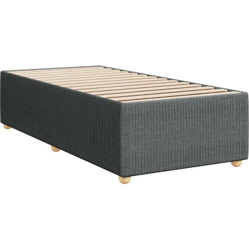  Boxspring krevet s madracem Tamnosiva 100 x 200 cm Tkanina Slike