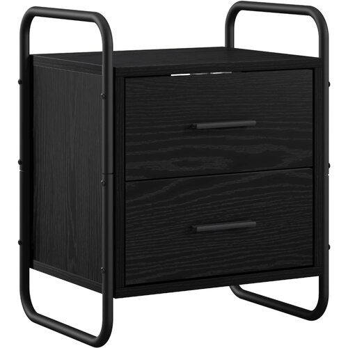  Viseći Noćni Ormar Crni hrast 40 x 30 x 50 cm Konstruirano drvo Cijene