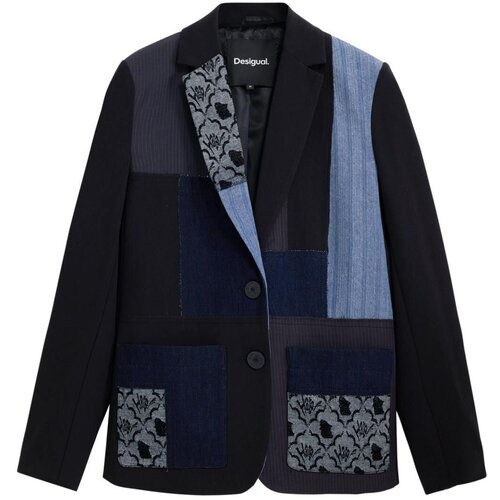 Desigual Sako plava / svijetloplava / crna Slike