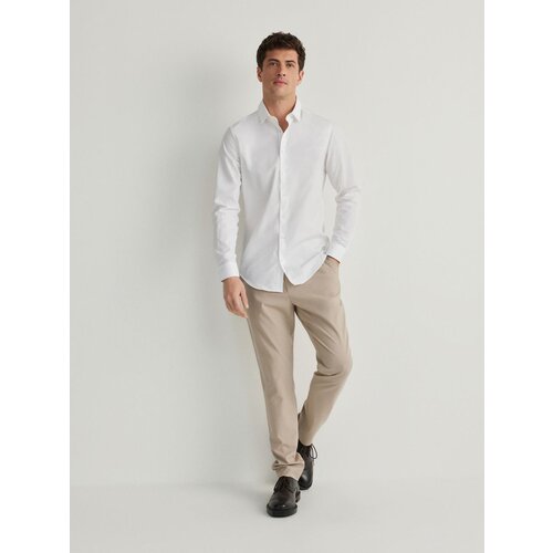 Reserved srajca slim fit - bela Cene