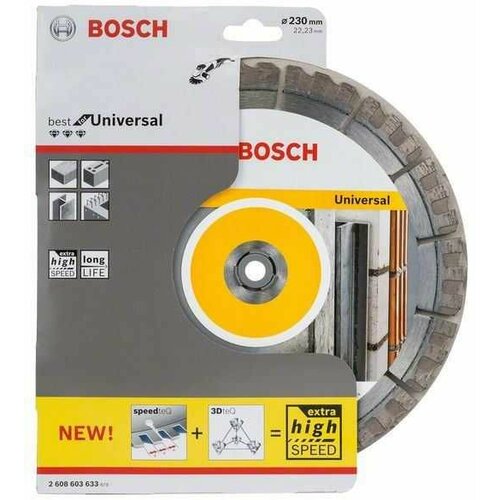 Bosch dijamantska rezna ploča 230 x 22,23 x 2,4 x 15 mm Best for Universal 2608603633 Slike