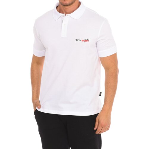 Philipp Plein Sport Polo majice kratki rokavi PIPS511-01 Bela Cene