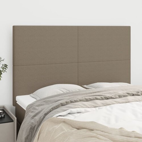  Uzglavlje boje taupe 144x5x118/128 cm tkanina Cijene