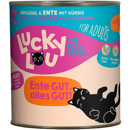 Lucky Lou Adult 6 x 800 g - Perad i pačetina Slike