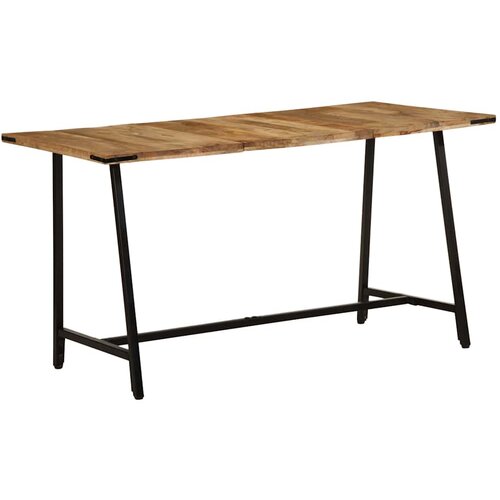 VidaXL Blagovaonski stol 140 x 70 x 75 cm masivnog drvo manga Slike