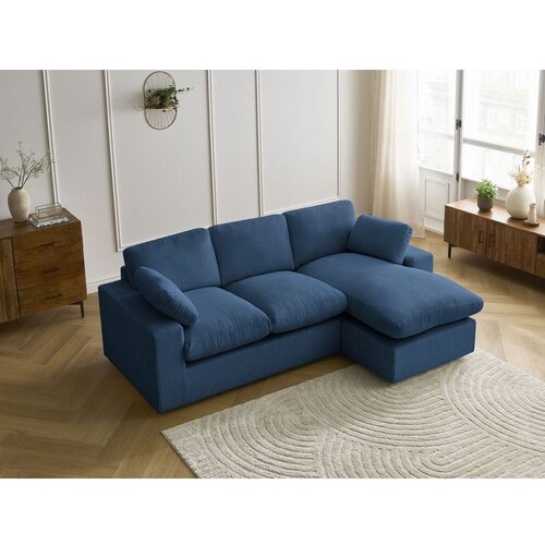 Bobochic Paris Plava kutna garnitura od samta Belair &amp;ndash; Slike