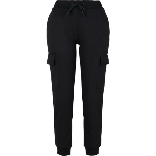 UC Ladies Women's Cargo Sweat Pants - Black Slike