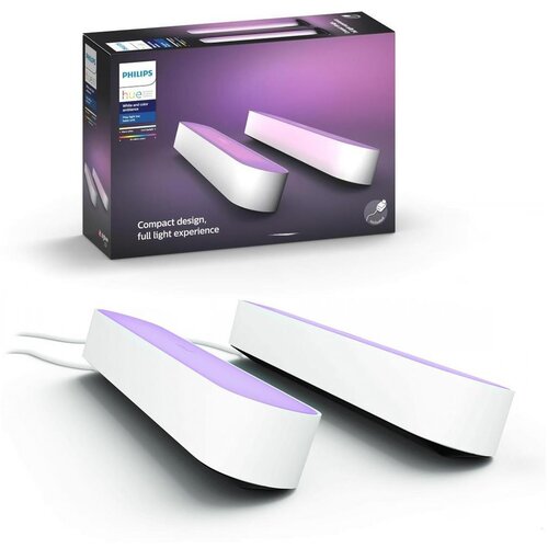 Philips - SET 2x LED RGB prigu&scaron;iva stona lampa Hue AMBIANCE LED/6W/230V bela Cene