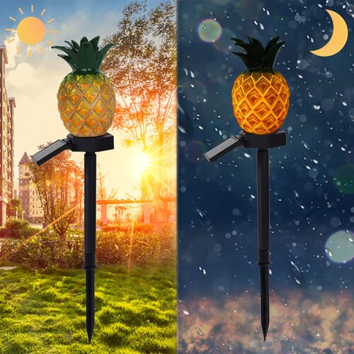 Venisymlis Okrasne Sončne Luči Za Zunanji Vrt, 2 Kosa Nepremočljive Krajinske Luči Ananas, Sončna Dežela, (22068130) Slike