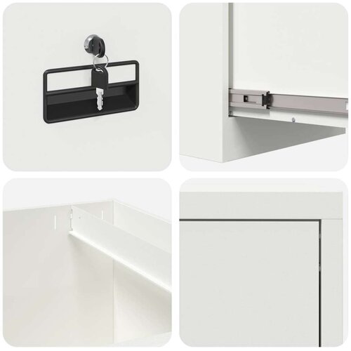 Kabinet za datoteke s ladicama Bijelo 44 x 50 x 106.5 cm Slike