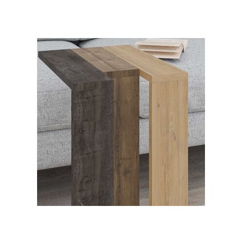 Hanah home muju - dark coffee, hitit, sapphire oak dark coffeehititsapphire oak side table Cene