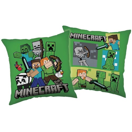 Jerry Fabrics Dječji jastuk &oslash; 40 cm Minecraft "Life" &ndash; Cijene