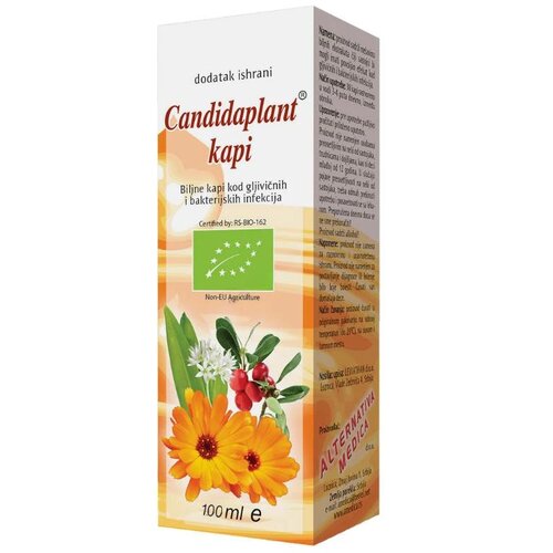 Alternativa Medica kapi za uspešno rešavanje problema kandide i drugih gljivičnih infekcija candidaplant, 100ml Cene