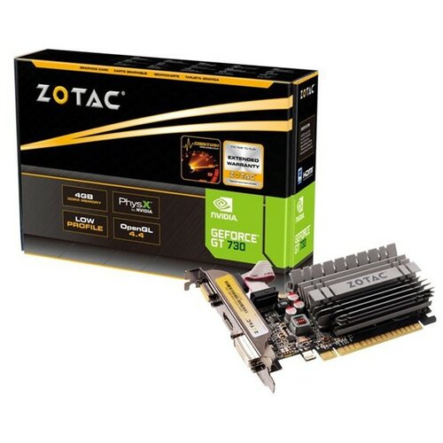 Zotac GeForce GT730 4GB Zone Edition DDR3, HDMI/DVI/VGA/64bit, ZT-71115-20L grafička kartica Slike