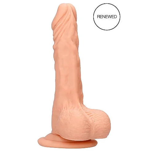 REALROCK Dong 8 - realističan, dildo za testise (20 cm) - prirodan