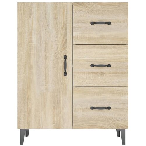  Komoda boja hrasta sonome 69,5x34x90 cm od konstruiranog drva Slike
