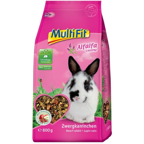 MultiFit Hrana z alfalfo za pritlikave kunce 800 g Cene