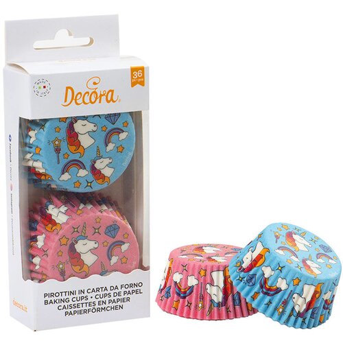 Decora kalup papirni za pečenje mafin jednorog 36/1 Cene