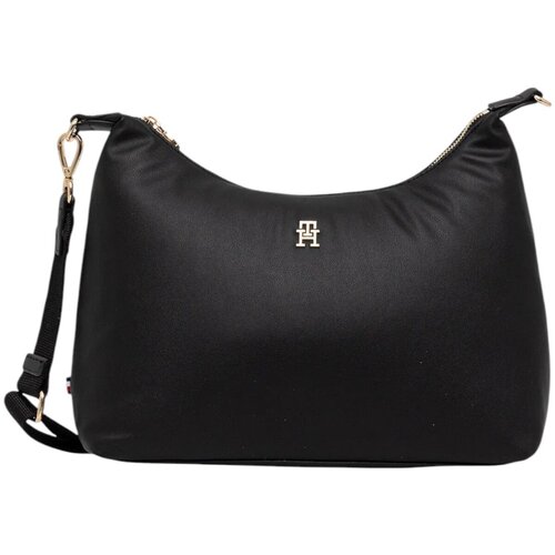 Tommy Hilfiger Torbice za na ramo POPETTE SOFT SHOULDER BAG AW0AW17701 Črna Cene