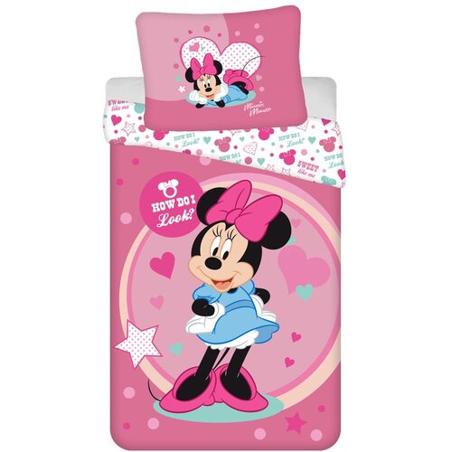 Jerry Fabrics Otroška posteljnina iz mikrovlaken 140x200 cm Minnie Sweet Like Me – Cene