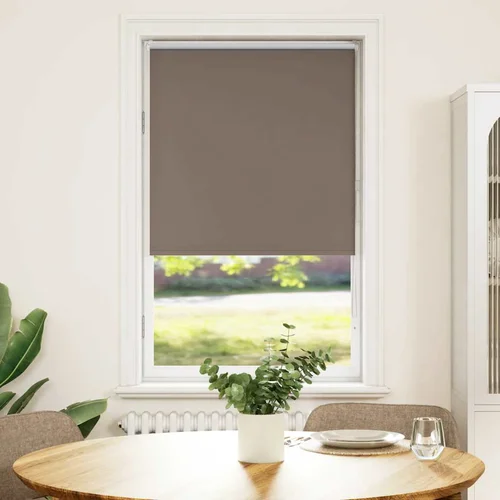 vidaXL Rolo zavjesa Blackout Coffee 80x150 cm Širina tkanine 75,7 cm