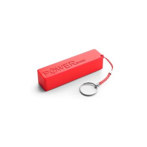 Powerbank EXTREME QUARK, 2000mAh RED, + key ring, XMP101R Slike