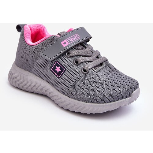 EVENTO PE1 Children's Sport Shoes With Laces Grey Brego Cene