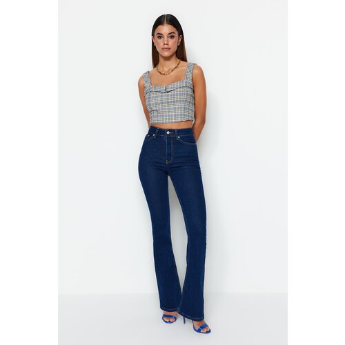 Trendyol Jeans - Navy blue - Wide leg Slike