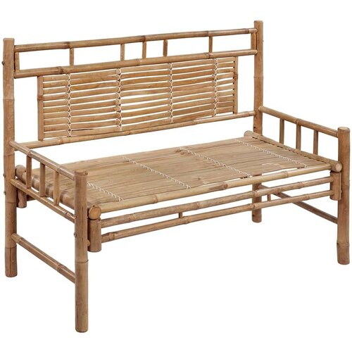  Klupa s jastukom 120 cm od bambusa Slike