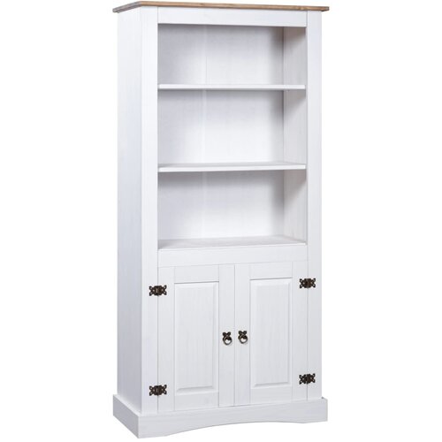 vidaXL Kredenca mehiška borovina Corona Range bela 80x40x170 cm Cene