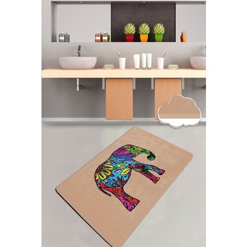  Olifant - Beige (70 x 120) Multicolor Bathmat Cene