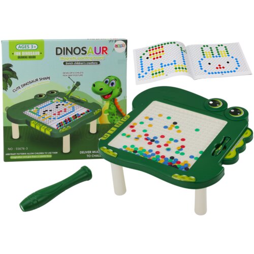  Edukativna magnetna ploča Dinosaur Puzzle - zelena Cene