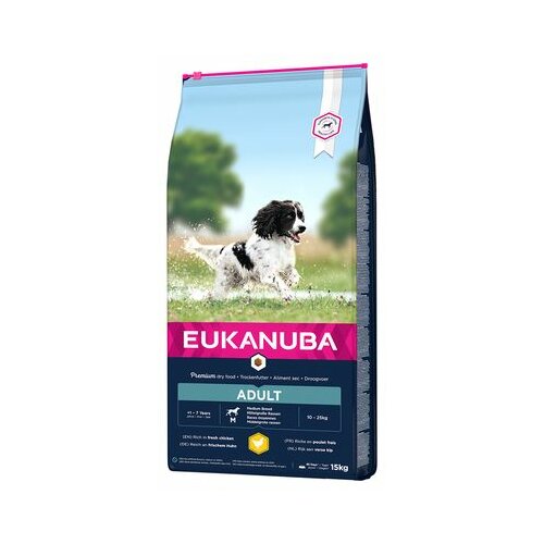 Eukanuba hrana za pse adult medium breed chicken 2kg Slike