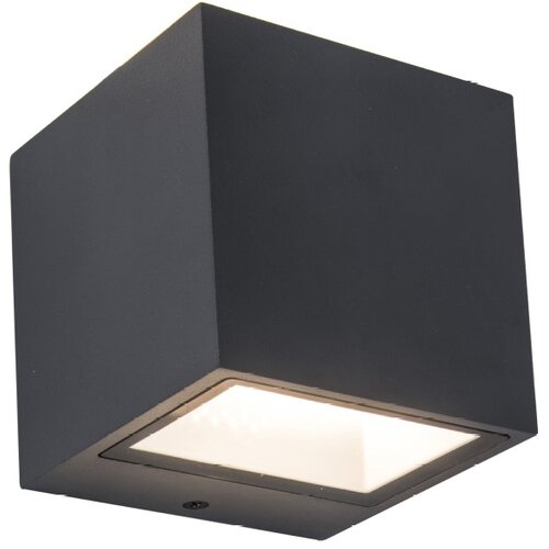 LUTEC LED zunanja stenska svetilka Lutec Gemini (42 W, 30 x 10,8 x 12 cm, 3.300 lm, dnevno bela svetloba, siva) Cene