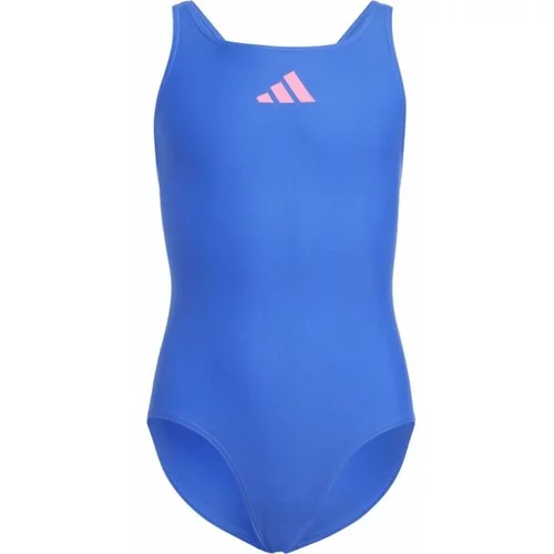 Adidas 3 BARS SOL ST Y Kupaći kostim za djevojčice, plava, veličina