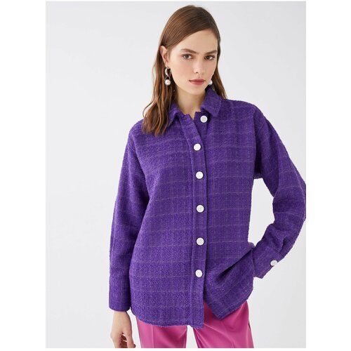 LC Waikiki Shirt - Purple - Oversize Slike