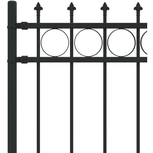 Ogradni ring s bodljama Crna 200 x 130 cm Slike