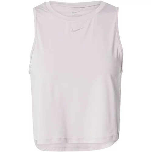Nike Športni top 'ONE CLASSIC' siva / pastelno lila