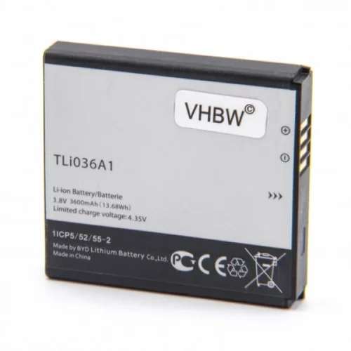 VHBW Baterija za Alcatel One Touch Link Y900, 3600 mAh